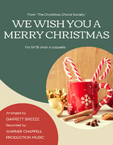 We Wish You a Merry Christmas SATB choral sheet music cover